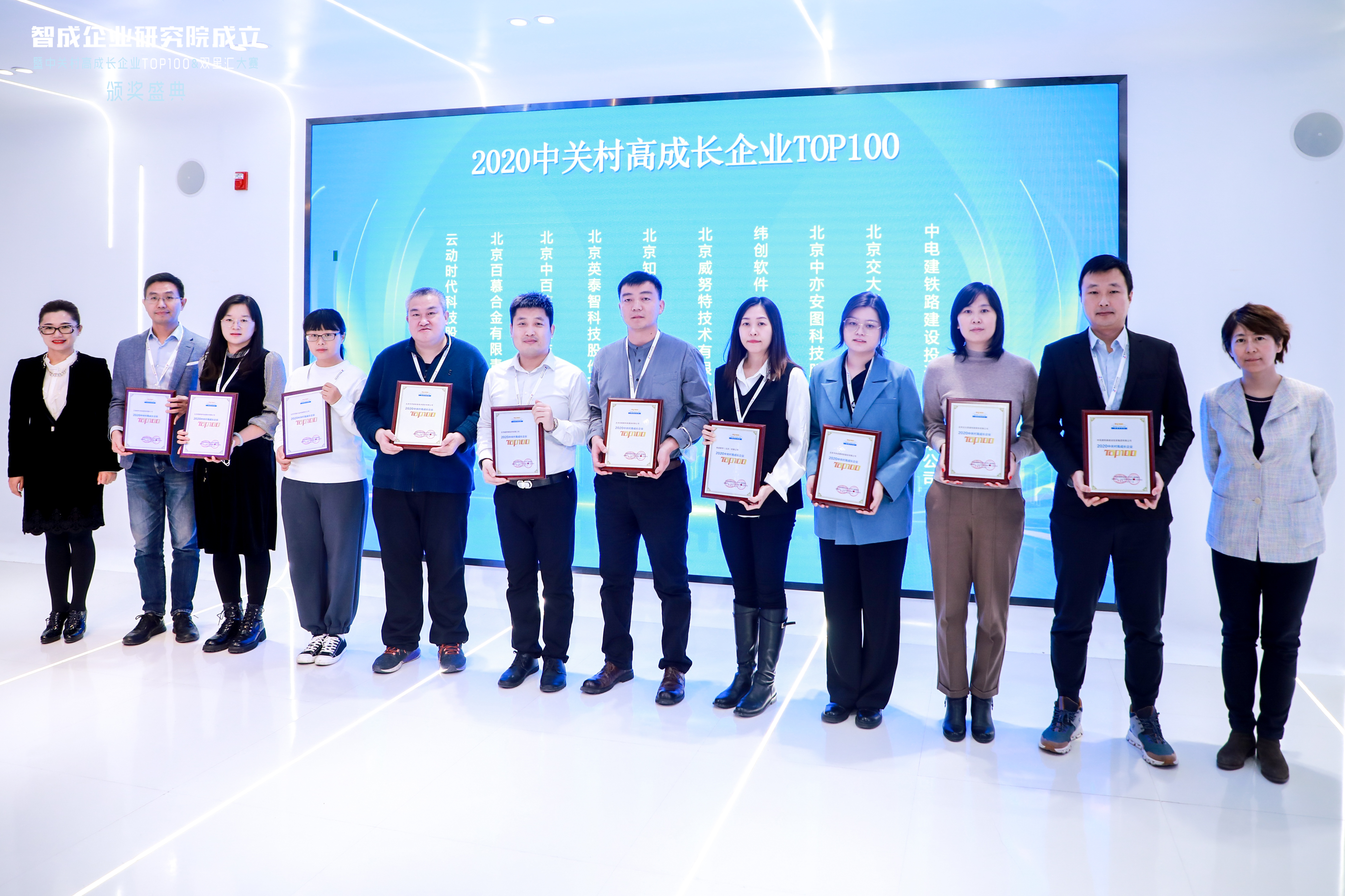 
                                喜訊 | 云動時代 · 榮登2020高成長企業(yè)TOP100榜單